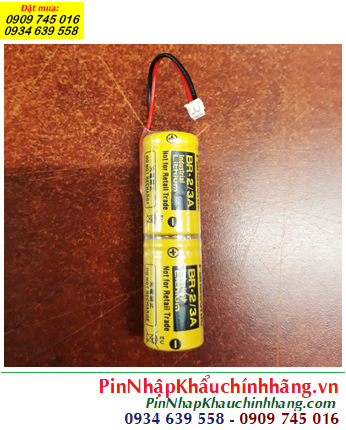 Panasonic 2BR-2/3A (Bộ 2viên), Pin nuôi nguồn Panasonic 2BR-2/3A Lithium 6v 1200mAh, Xuất xứ Nhật